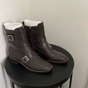 Ivanka Trump brown leather boots